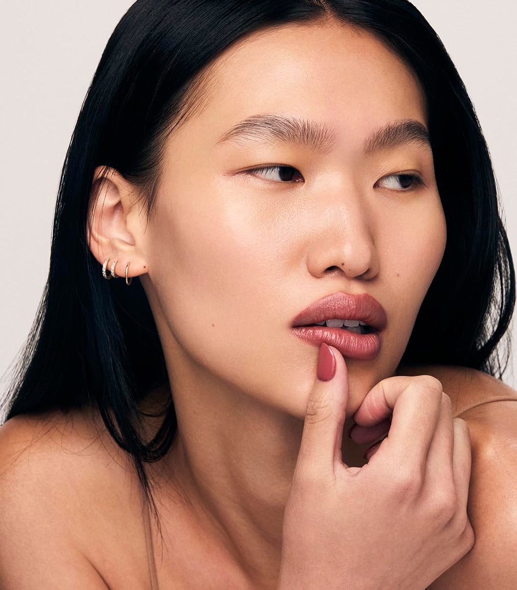 MAKE Beauty Continuum Lip Liner – Equilibrium (Rosy Nude) Long-Lasting Velvet Matte with Built-In Sharpener & Brush