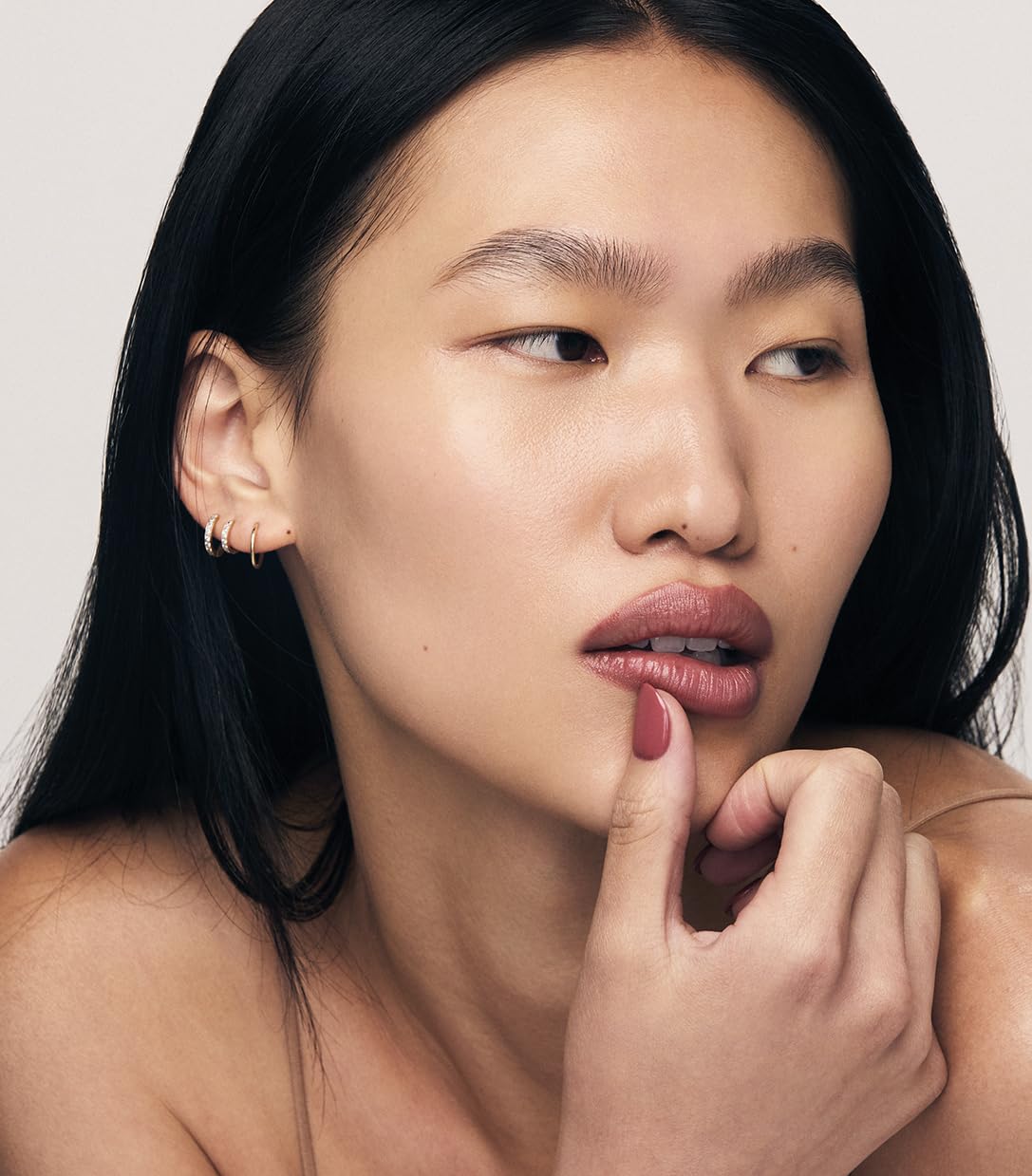MAKE Beauty Continuum Lip Liner – Equilibrium (Rosy Nude) Long-Lasting Velvet Matte with Built-In Sharpener & Brush