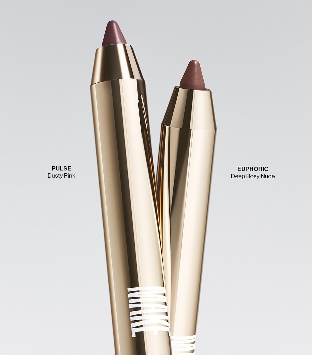 MAKE Beauty Continuum Lip Liner – Pulse Dusty Pink, Velvet Matte Finish with Built-In Sharpener & Brush