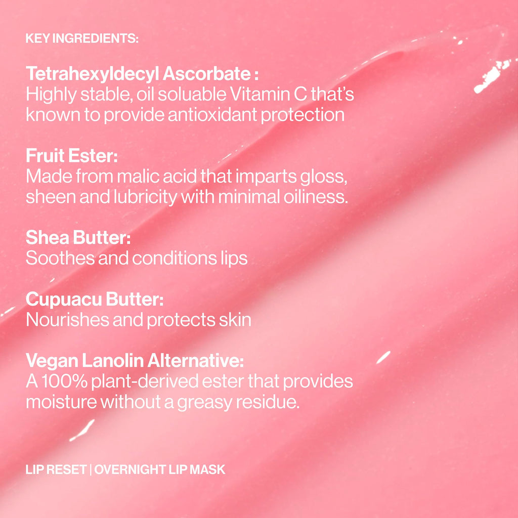 MAKE Beauty Lip Reset Overnight Lip Mask – Nourishing Hydration & Softening