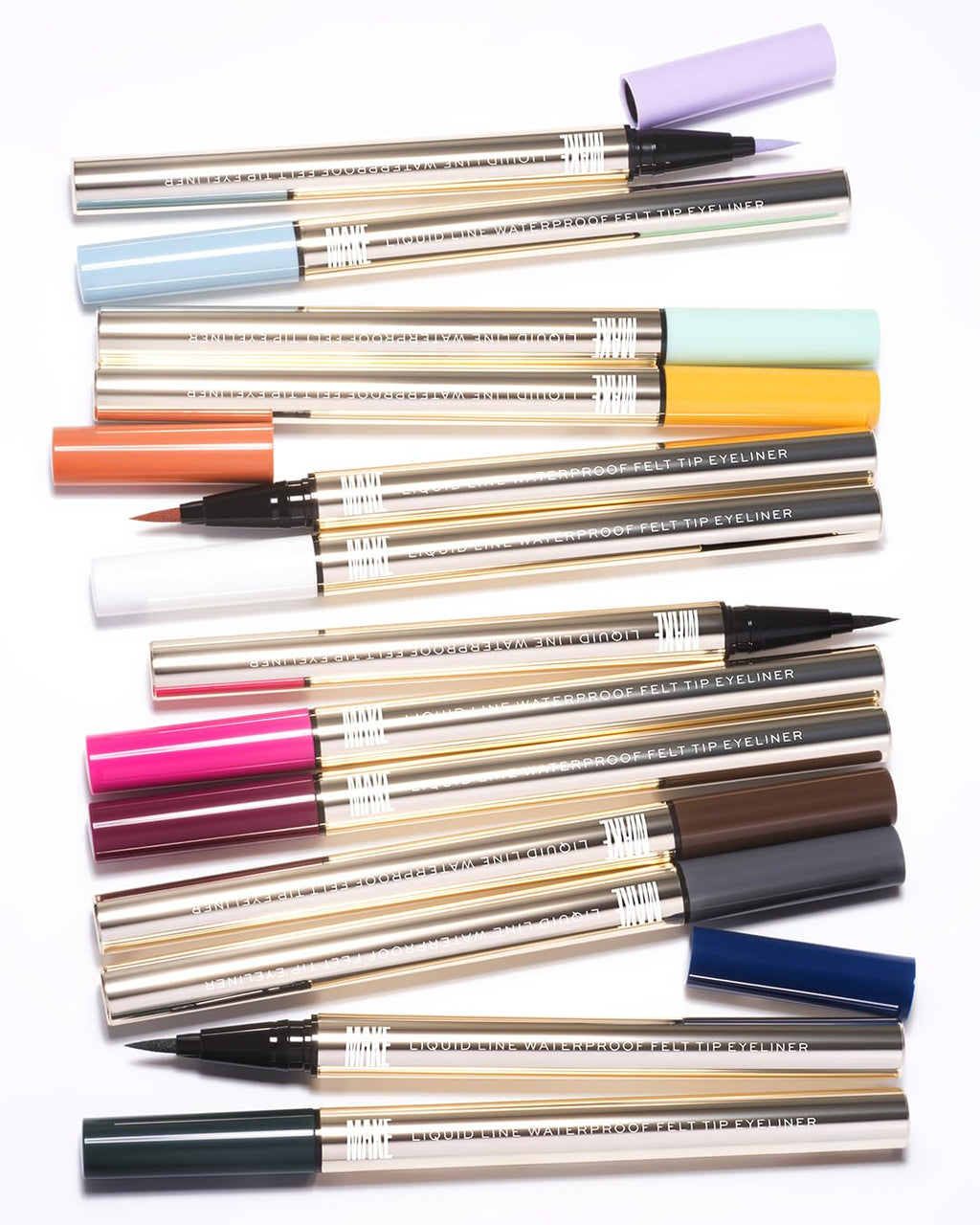MAKE Beauty Liquid Line Waterproof Eyeliner Pen in Planetary — Ultra-Precise Felt Tip, Smudge-Proof, Long-Lasting
