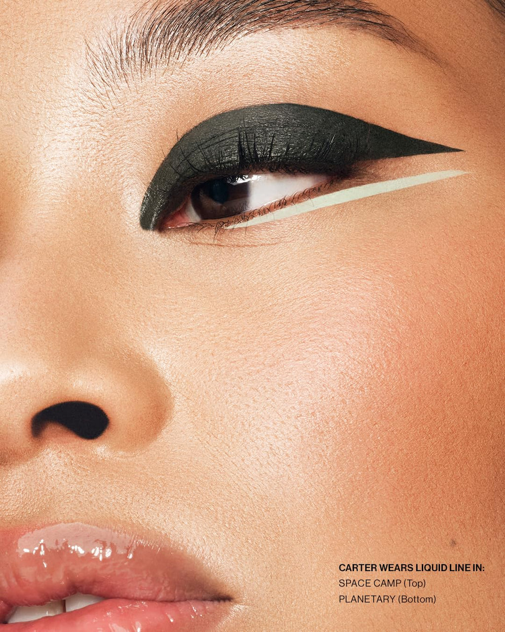 MAKE Beauty Liquid Line Waterproof Eyeliner Pen in Planetary — Ultra-Precise Felt Tip, Smudge-Proof, Long-Lasting