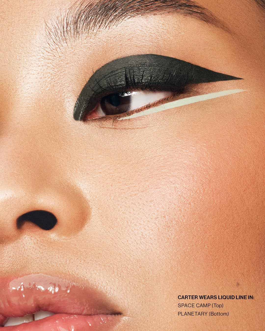 MAKE Beauty Liquid Line Waterproof Eyeliner Pen in Planetary — Ultra-Precise Felt Tip, Smudge-Proof, Long-Lasting