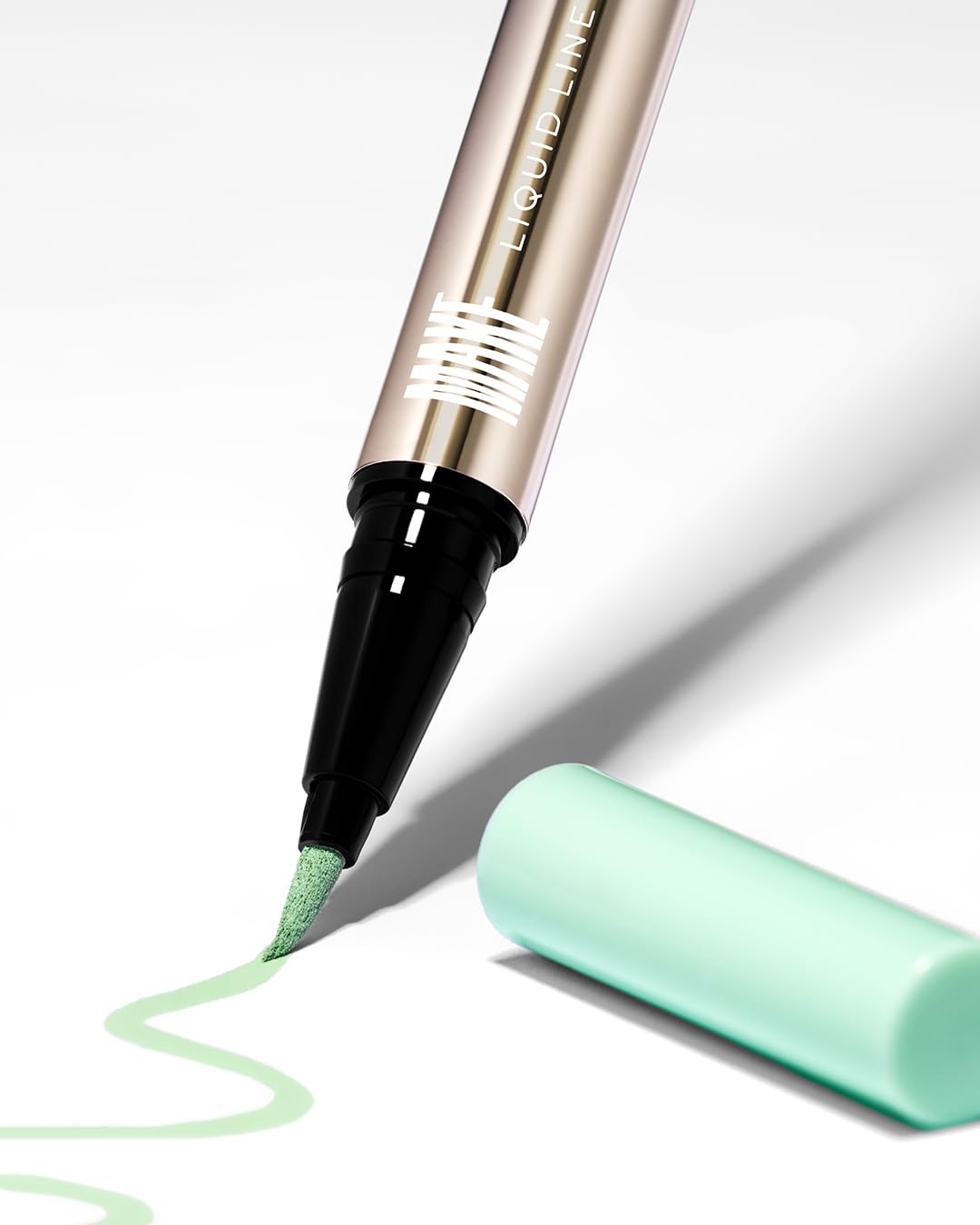 MAKE Beauty Liquid Line Waterproof Eyeliner Pen in Planetary — Ultra-Precise Felt Tip, Smudge-Proof, Long-Lasting