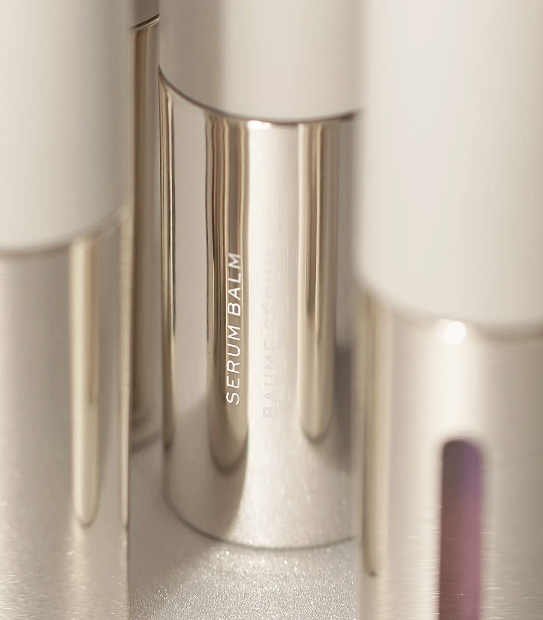 MAKE Beauty Serum Balm Hydrating Lip Oil | Vegan Lip Gloss with Plumping | Lilac Layer