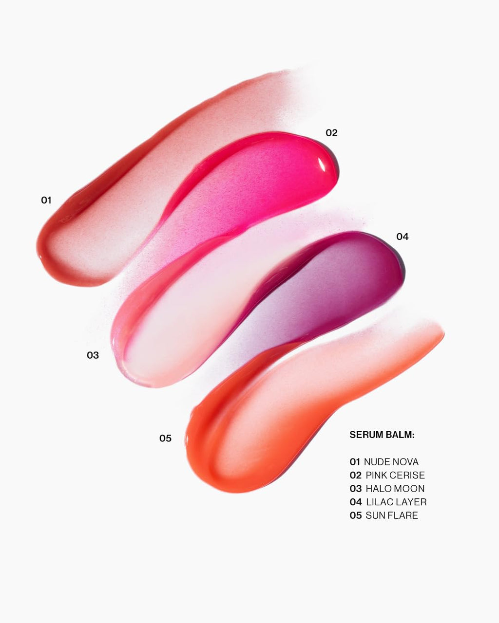 MAKE Beauty Serum Balm Hydrating Lip Oil | Vegan Lip Gloss with Plumping | Lilac Layer