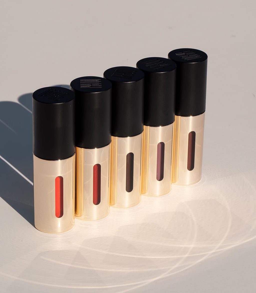 MAKE Beauty Serum Balm Intense Lip Gloss – Hydrating Pigmented Vegan Lip Oil in Lilac Layer+
