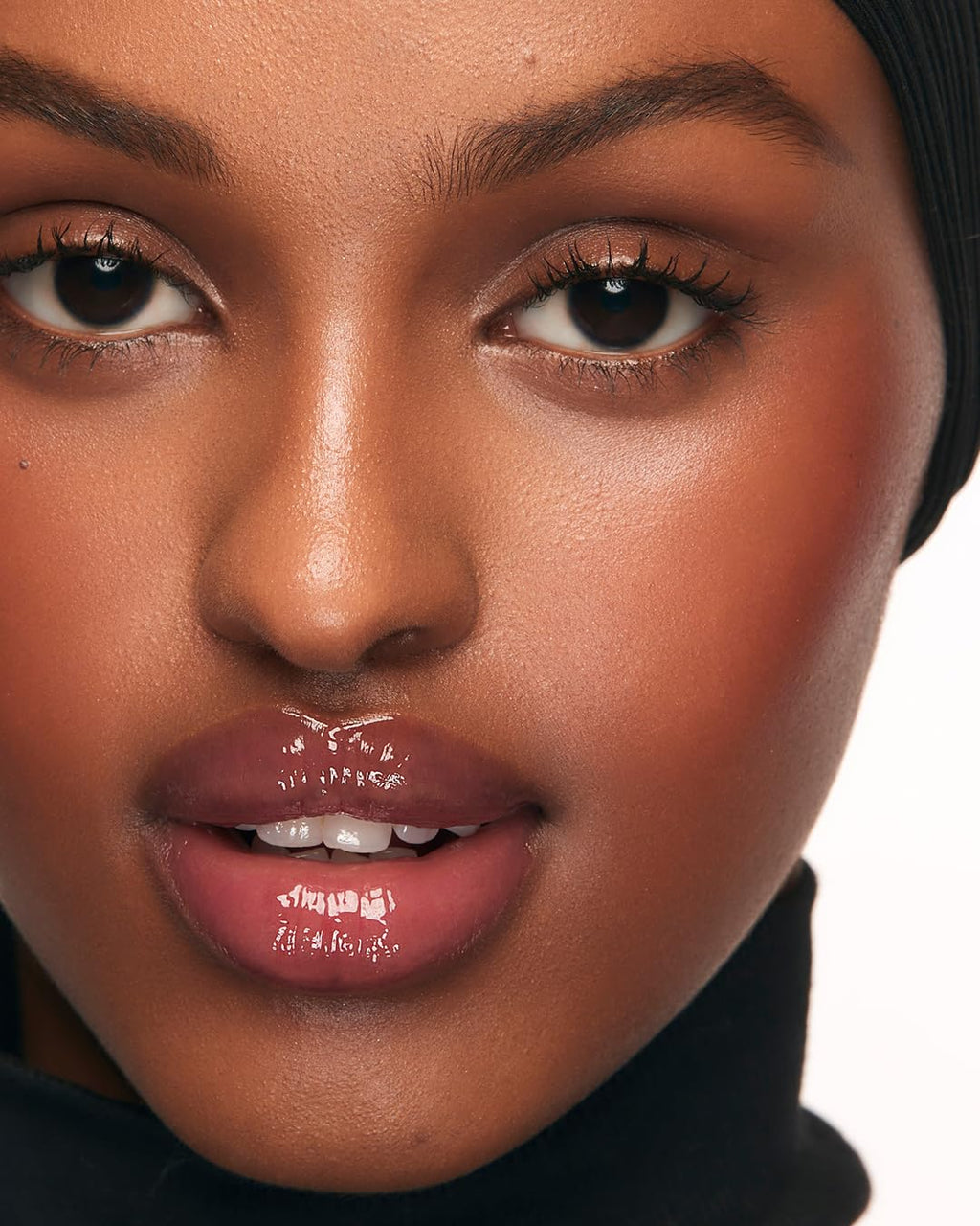MAKE Beauty Serum Balm Hydrating Lip Oil | Vegan Lip Gloss with Plumping | Lilac Layer