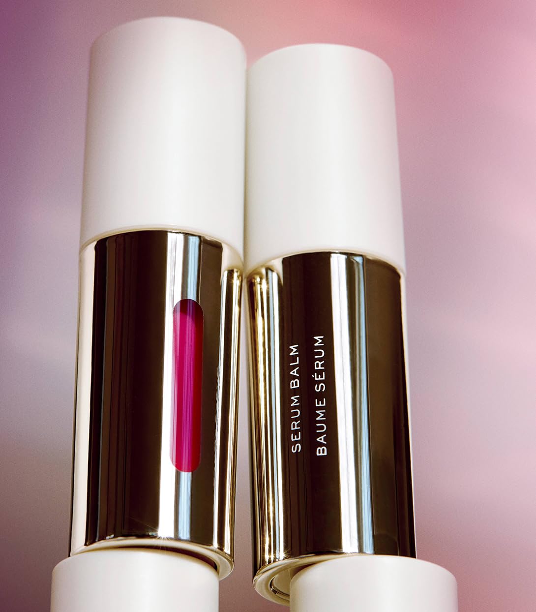 MAKE Beauty Serum Balm Hydrating Lip Oil | Vegan Lip Gloss with Plumping | Lilac Layer