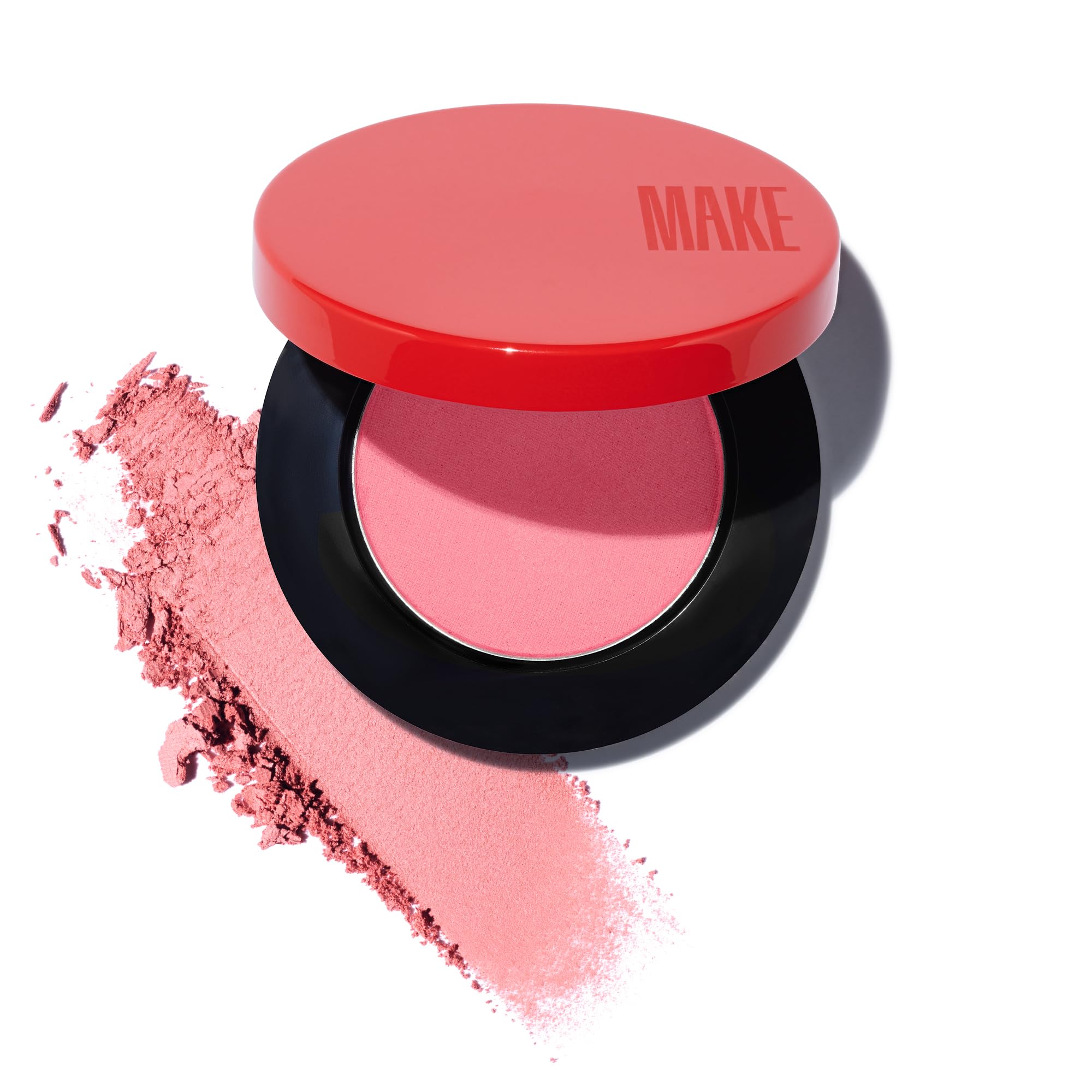 MAKE Beauty Skin Mimetic Microsuede Blush – Cosmic Pink, Travel-Size Palette