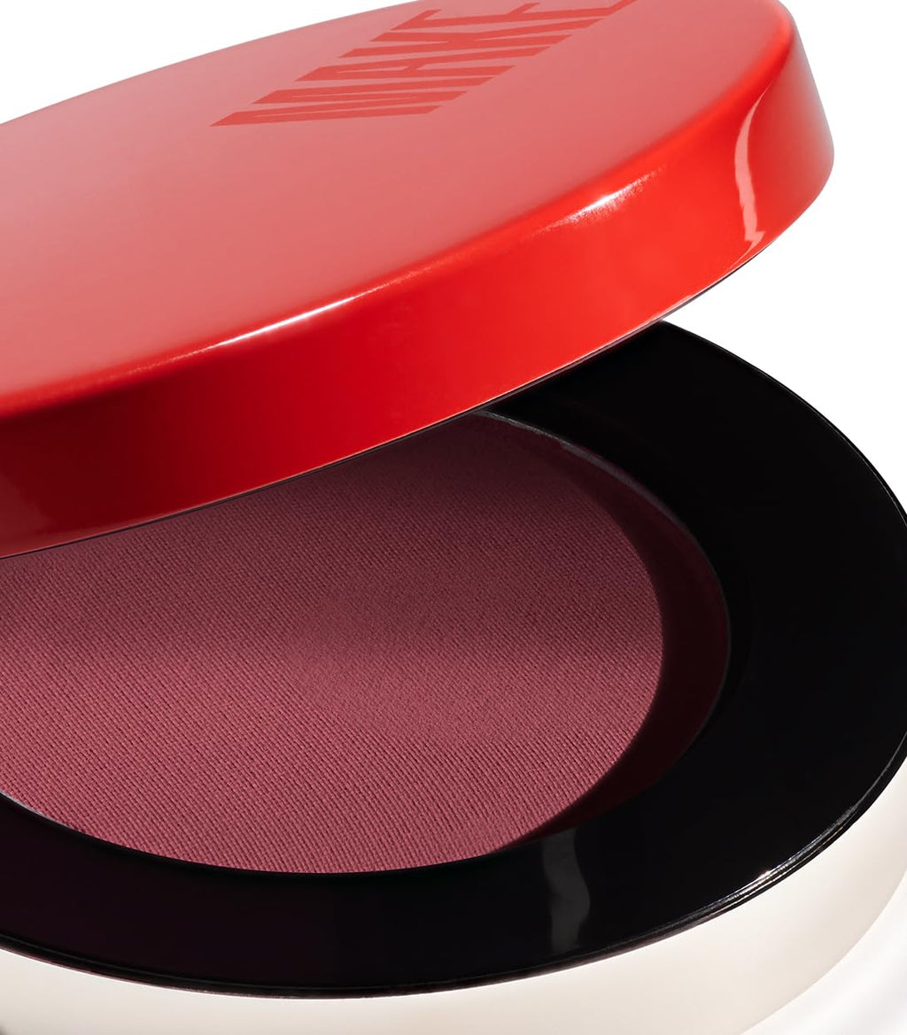 MAKE Beauty Skin Mimetic Microsuede Blush in Eros – Matte Burgundy, Travel-Size