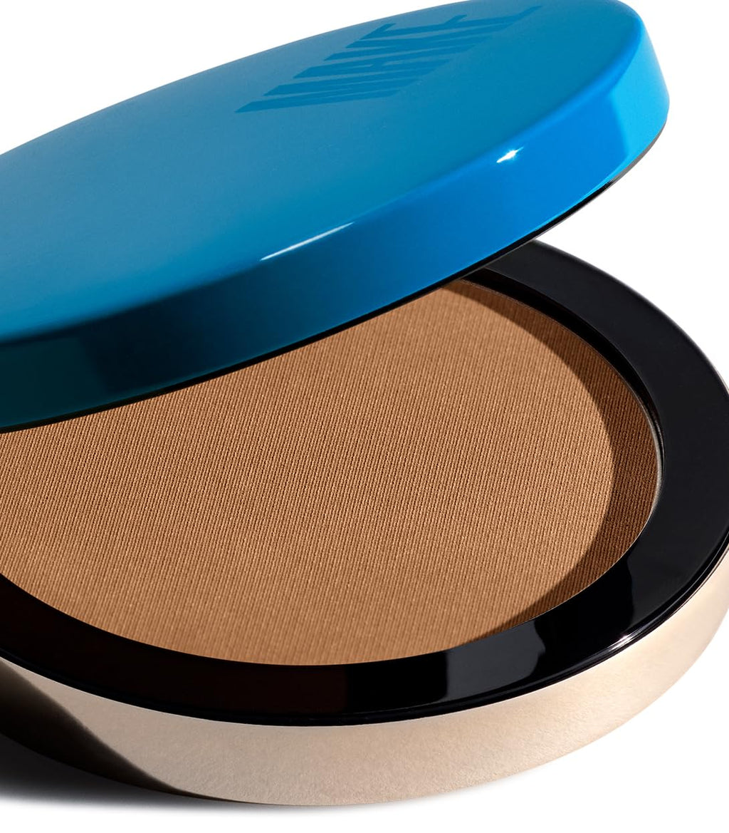 MAKE Beauty Skin Mimetic Microsuede Bronzer Powder – Lunar, Matte Buildable Bronzer for Fair to Light Skin