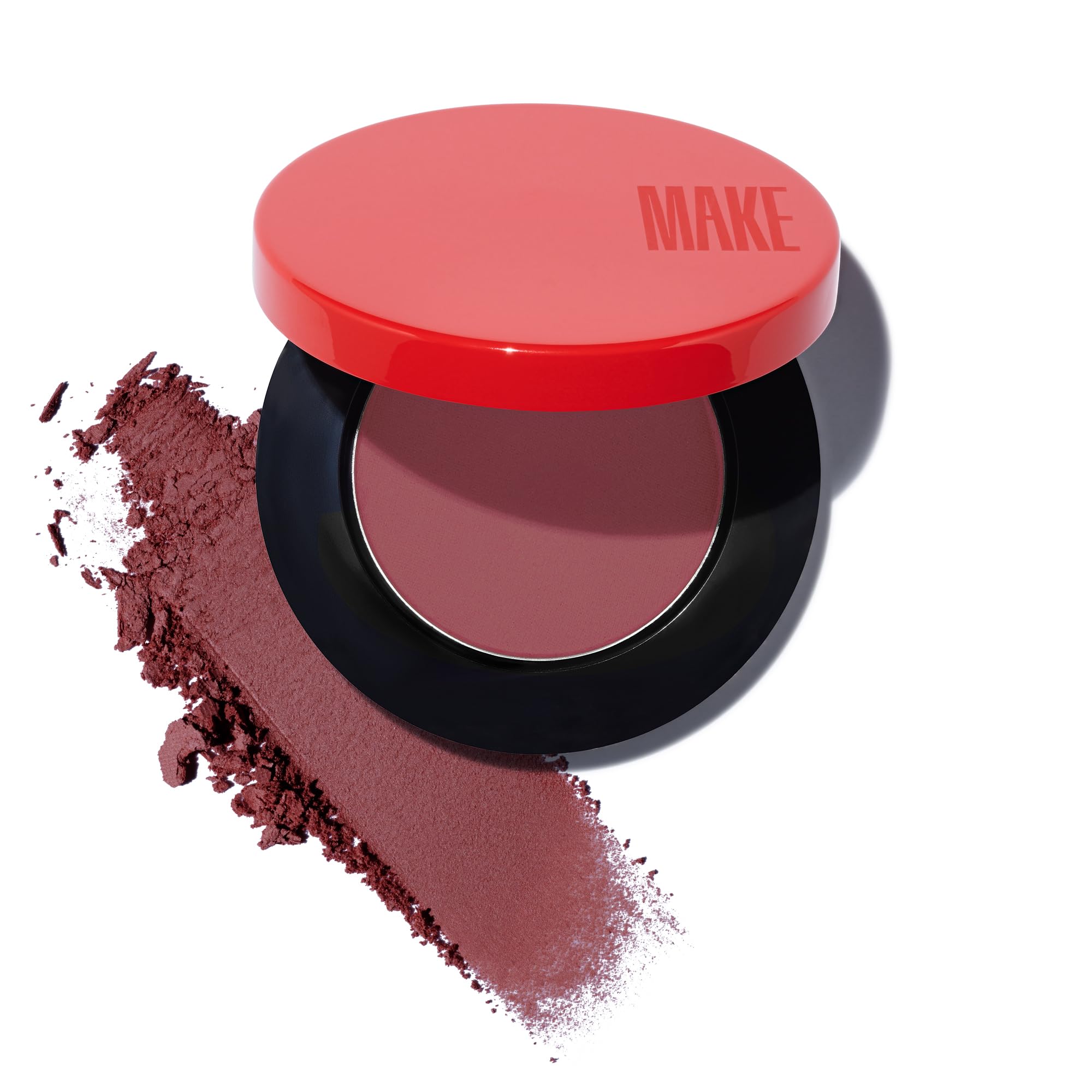 MAKE Beauty Skin Mimetic Microsuede Blush in Eros – Matte Burgundy, Travel-Size