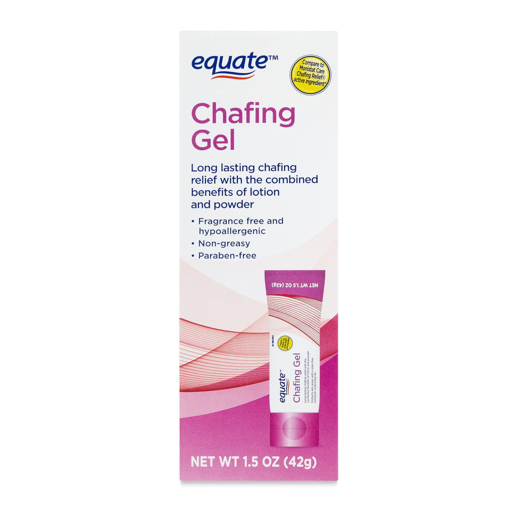 Maker Explorador Equate Chafing Gel Relief – Non-Greasy, Hypoallergenic, 1.5 oz + Gift Card
