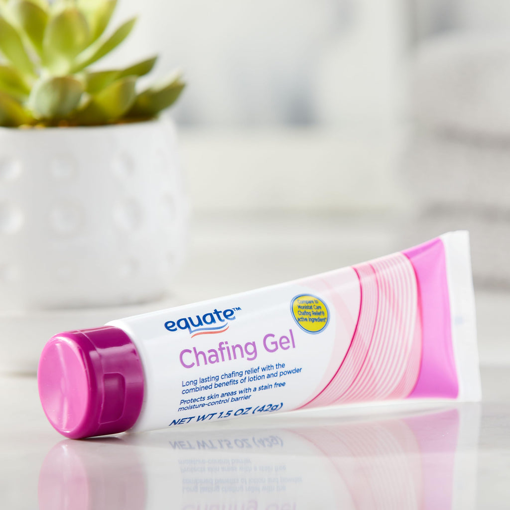 Maker Explorador Equate Chafing Gel Relief – Non-Greasy, Hypoallergenic, 1.5 oz + Gift Card