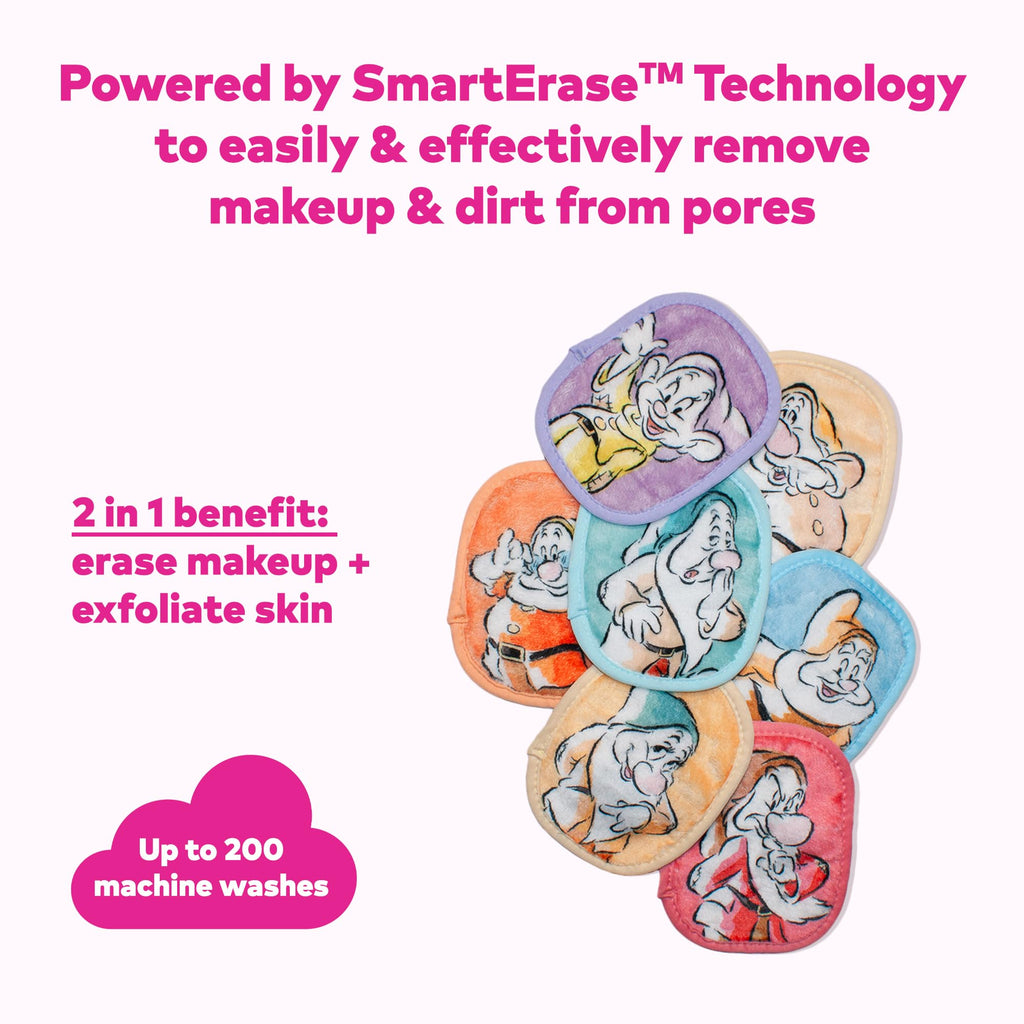 MakeUp Eraser Original 7-Day Snow White Set – Remove All Makeup With Just Water