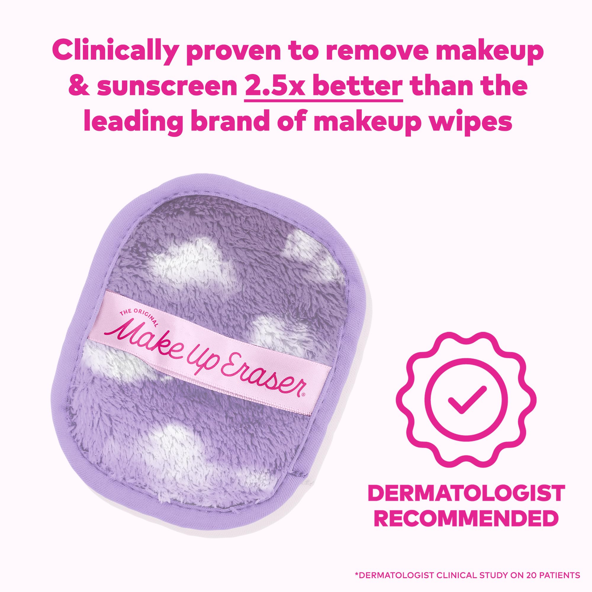 MakeUp Eraser The Original 7-Day Set – Water-Activated Makeup Remover (Cloud 9, 7ct)