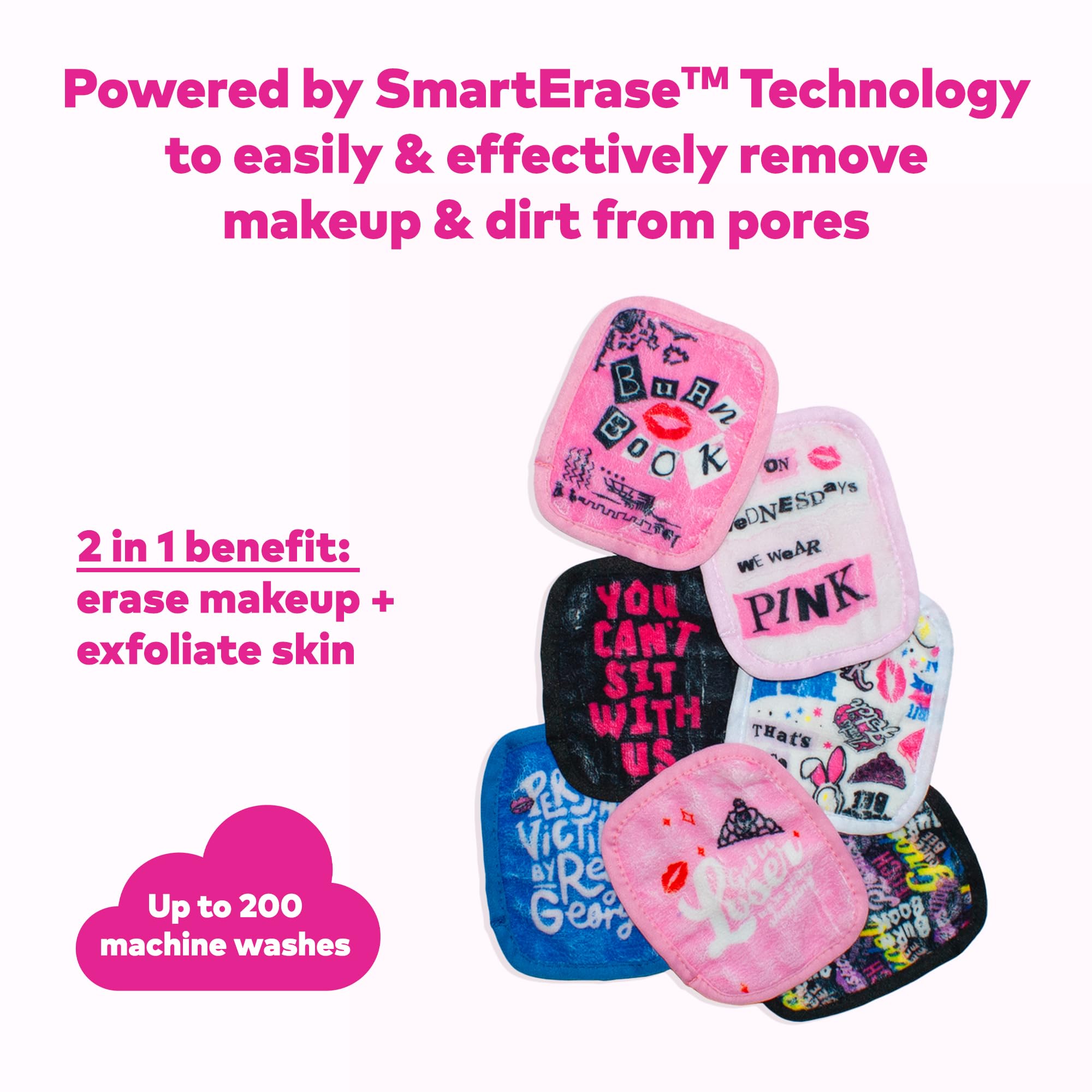MakeUp Eraser Original 7-Day Set — Remove All Makeup with Just Water (Waterproof Mascara, Eyeliner, Foundation, Lipstick) | 7 Count