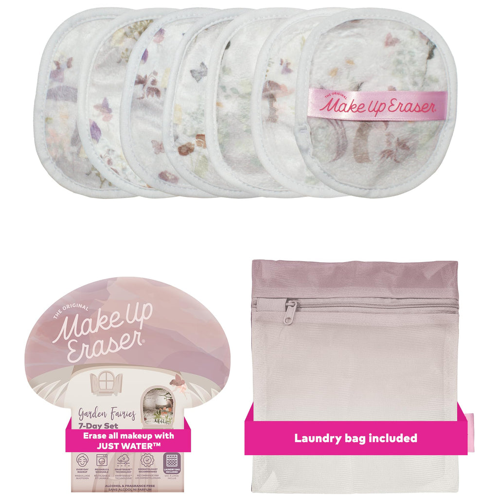MakeUp Eraser Garden Fairies 7-Day Set – Erase All Makeup with Just Water