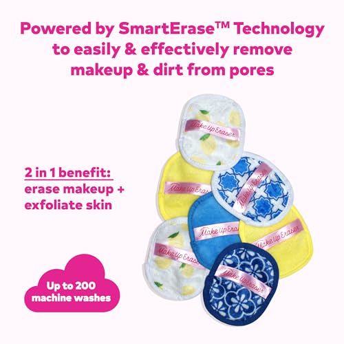 The Original MakeUp Eraser 7-Day Set – Remove All Makeup with Just Water (Limoncello, 7ct)