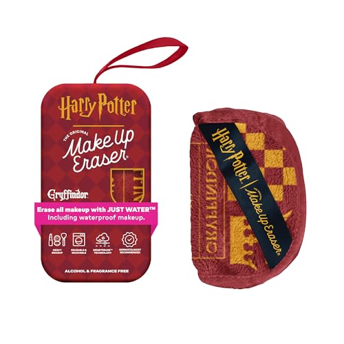 MakeUp Eraser Mini PRO – Original Water-Only Makeup Remover, Removes Waterproof Makeup, Gryffindor Edition, 1ct
