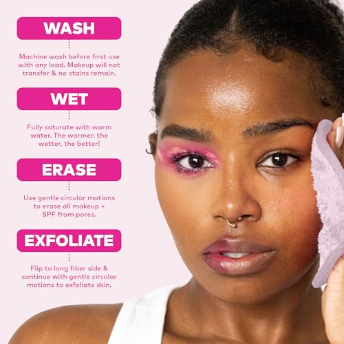 MakeUp Eraser Mini PRO – Erase All Makeup with Just Water (Silver Infused) 1ct