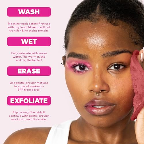 MakeUp Eraser Mini PRO – Original Water-Only Makeup Remover, Removes Waterproof Makeup, Gryffindor Edition, 1ct
