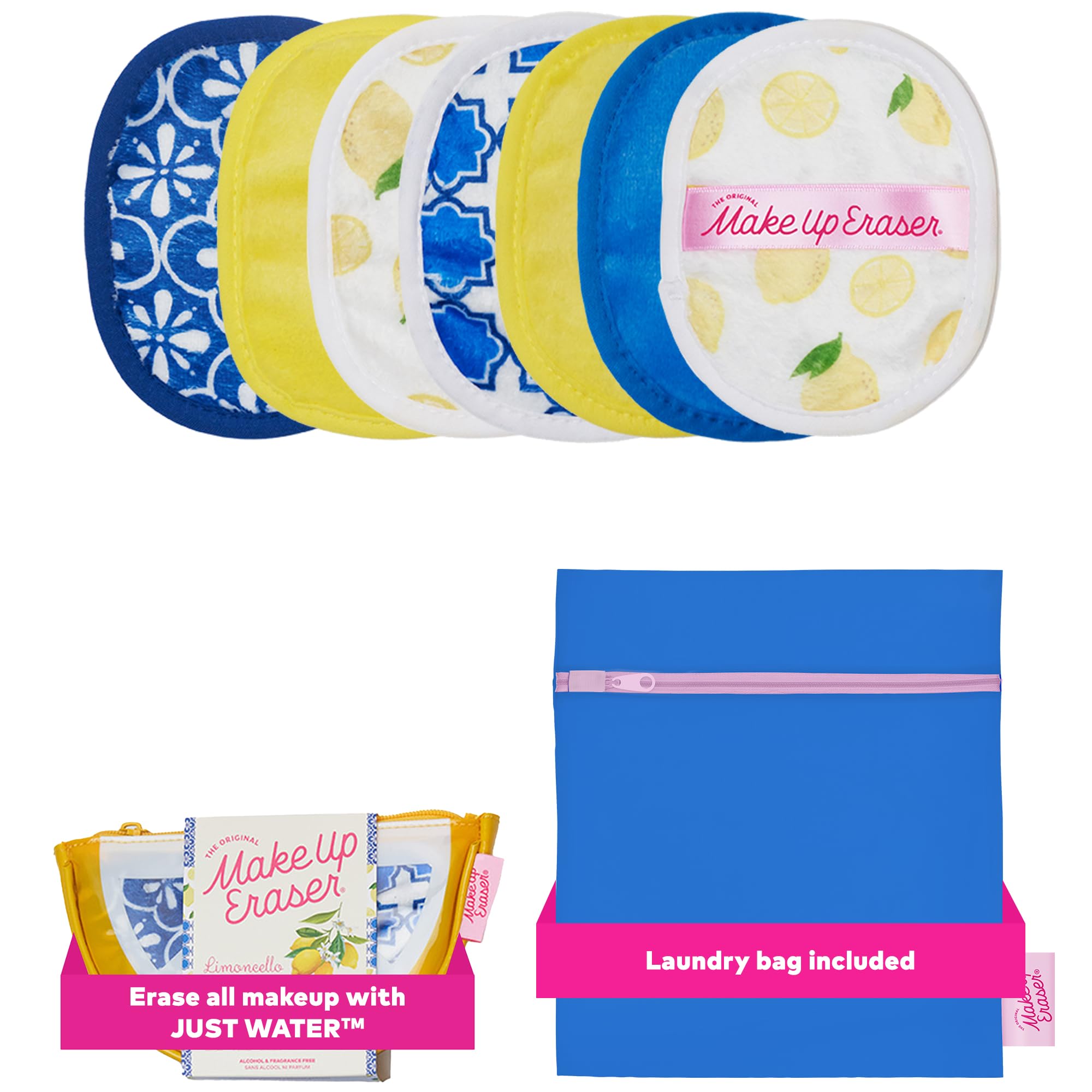 The Original MakeUp Eraser 7-Day Set – Remove All Makeup with Just Water (Limoncello, 7ct)