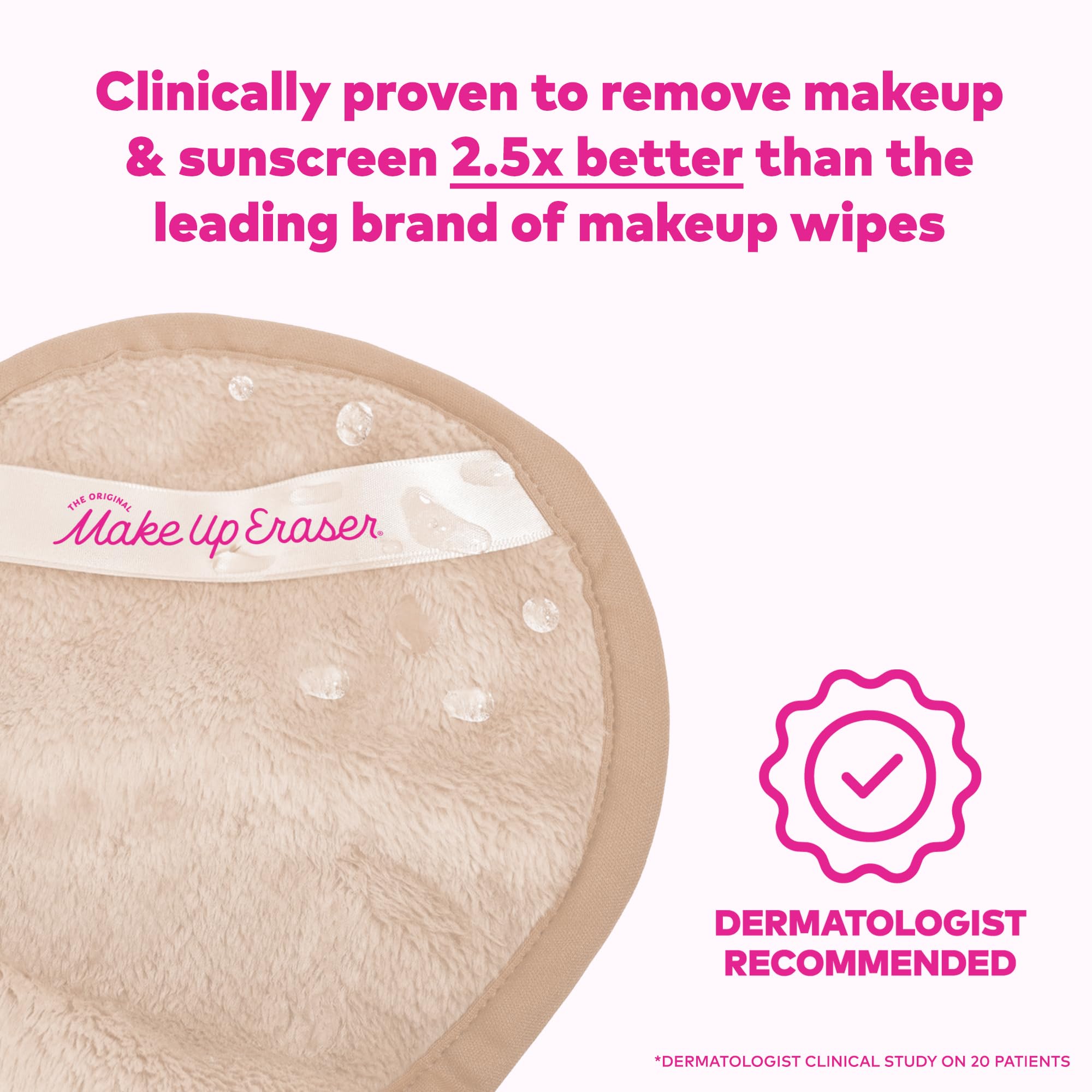 MakeUp Eraser Original Mini PRO 5-Pack | Erase All Makeup with Just Water