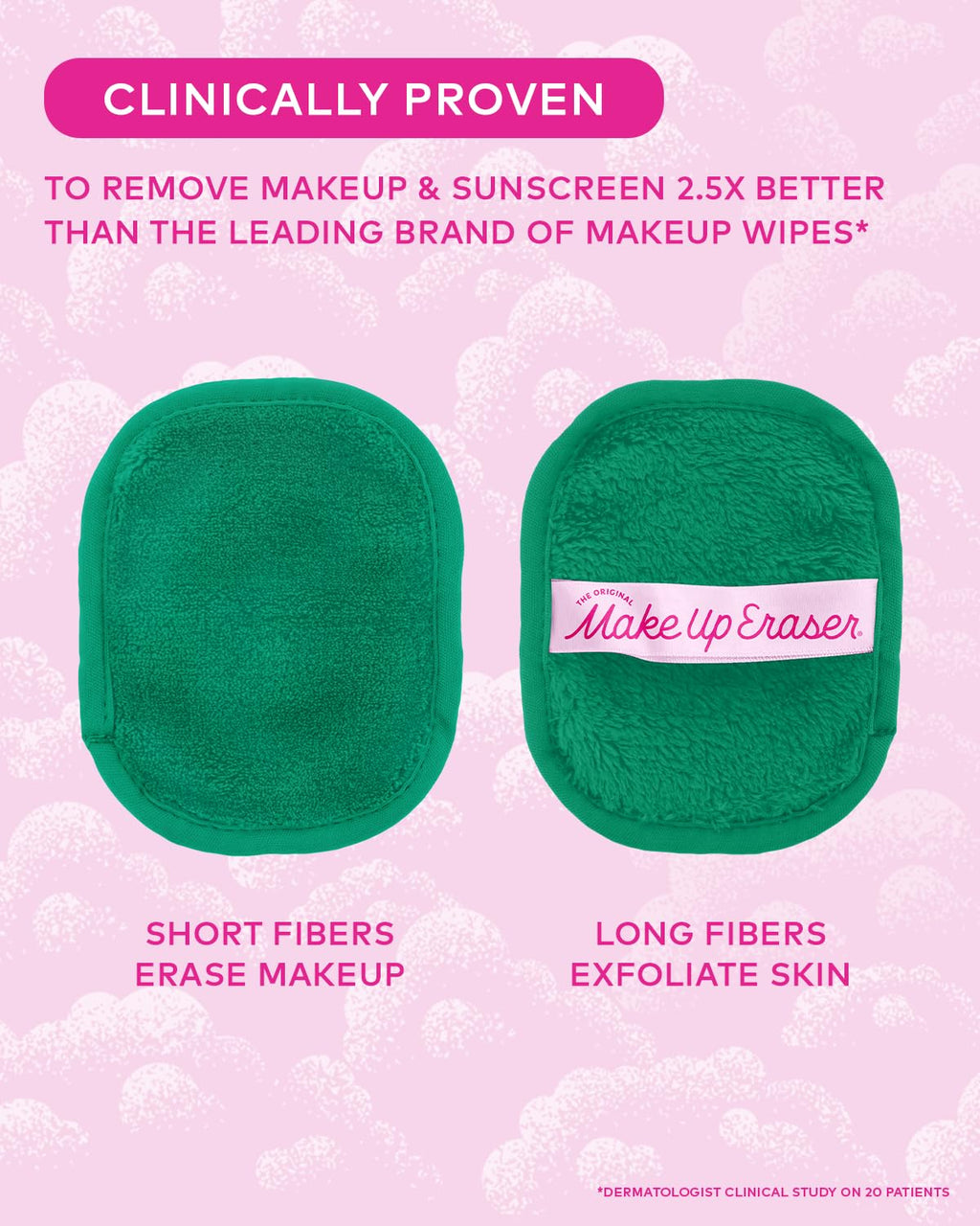 MakeUp Eraser Original 7-Day Set – Water-Only Makeup Removal (7 ct) | Recycled Green