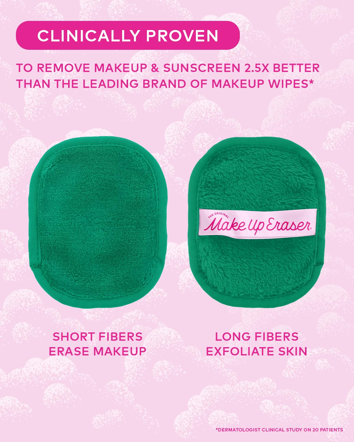 MakeUp Eraser Original 7-Day Set – Water-Only Makeup Removal (7 ct) | Recycled Green