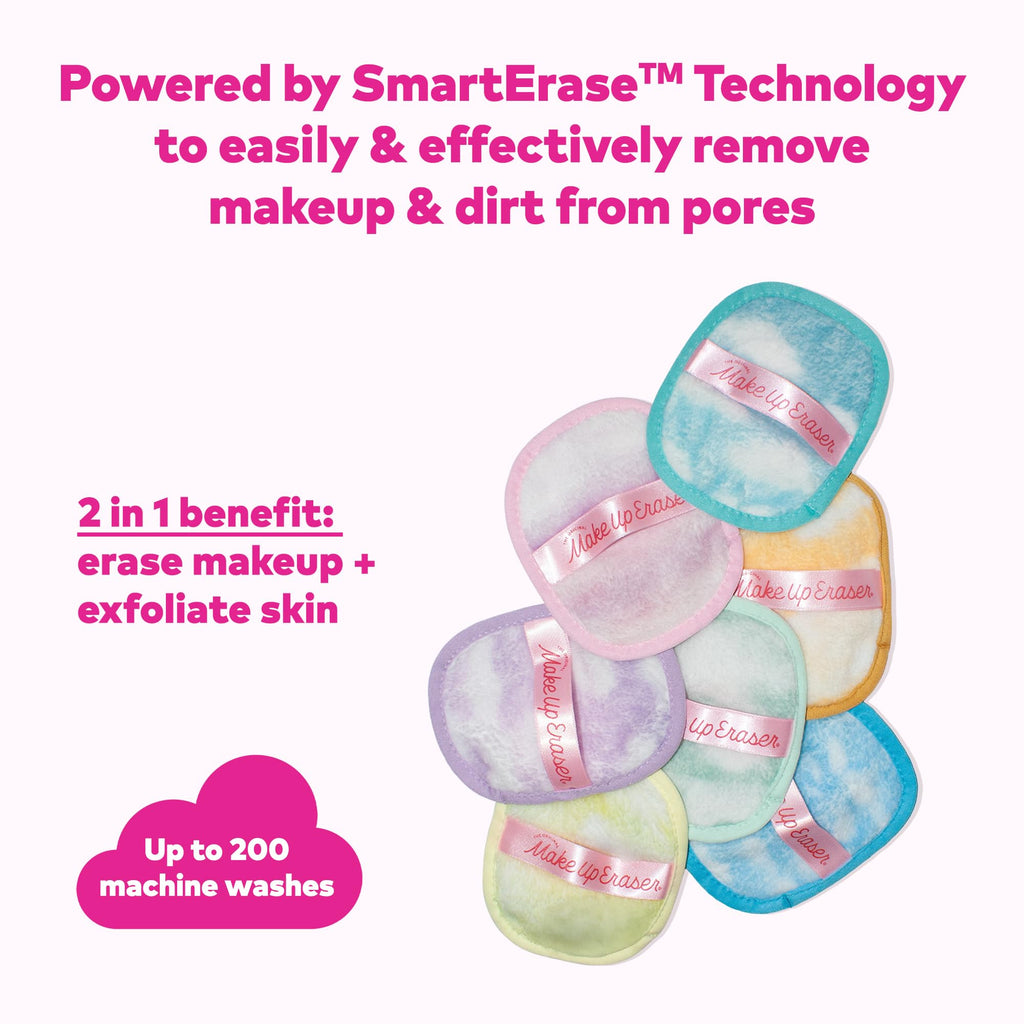 MakeUp Eraser The Original 7-Day Set – Water-Activated Makeup Remover (Cloud 9, 7ct)
