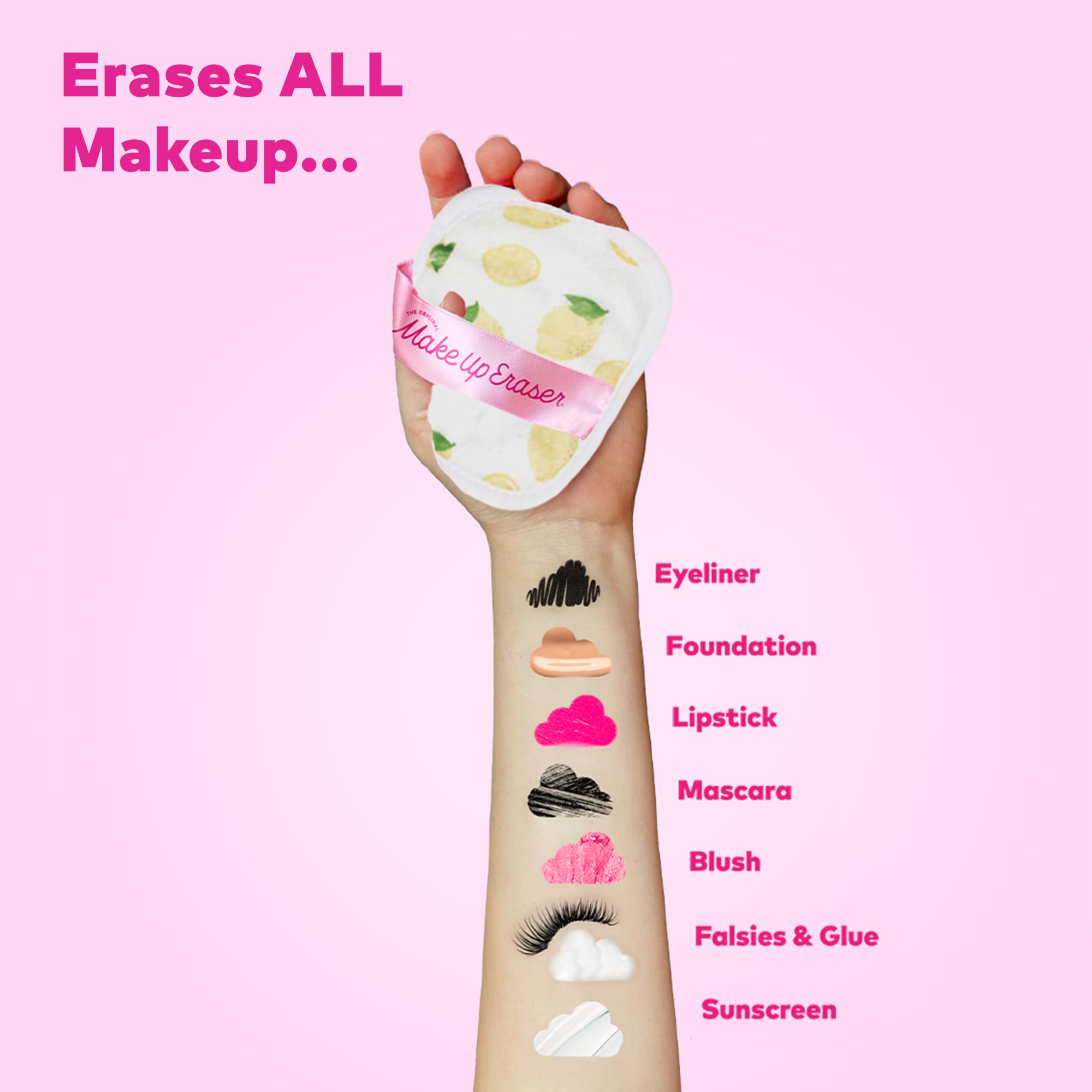 The Original MakeUp Eraser 7-Day Set – Remove All Makeup with Just Water (Limoncello, 7ct)