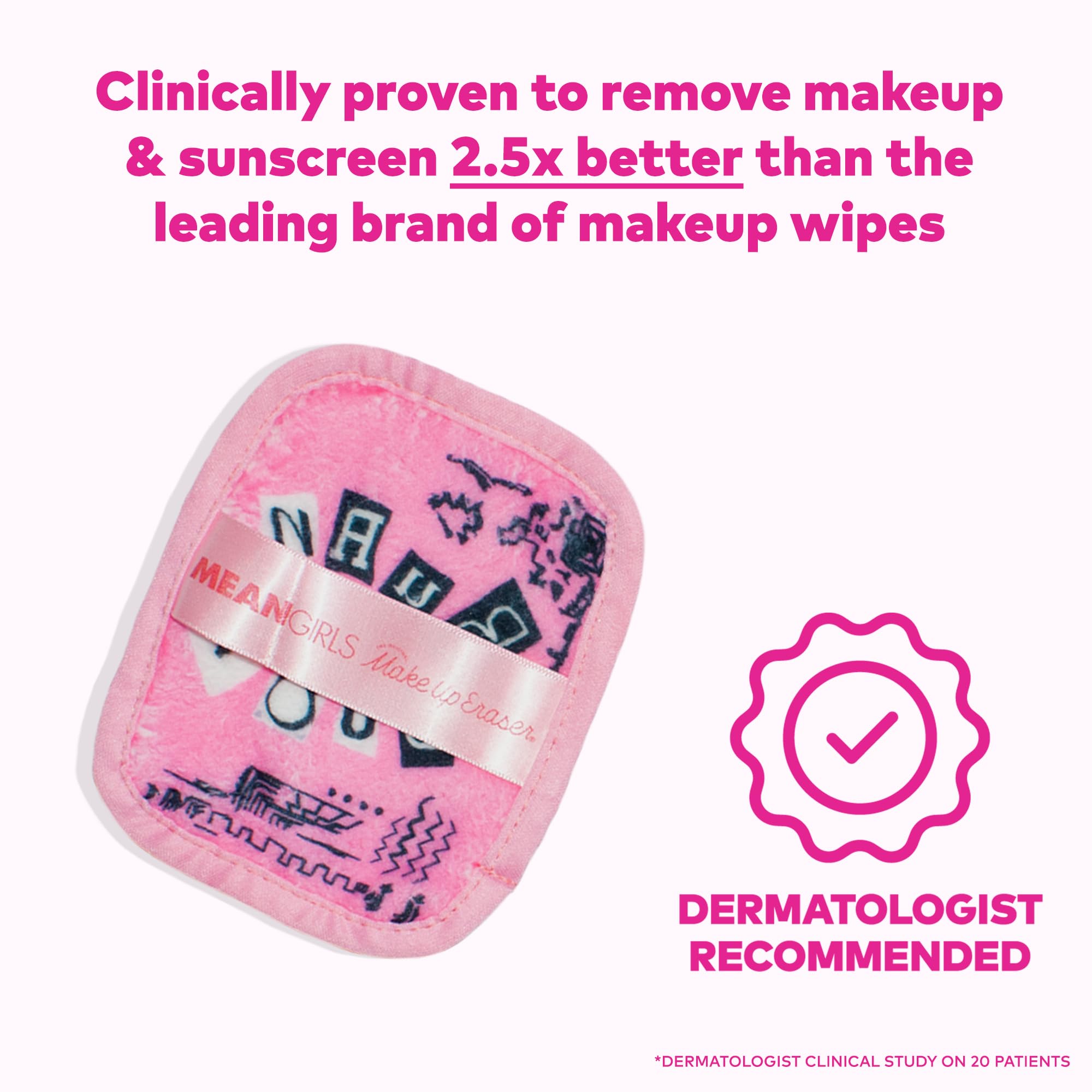 MakeUp Eraser Original 7-Day Set — Remove All Makeup with Just Water (Waterproof Mascara, Eyeliner, Foundation, Lipstick) | 7 Count
