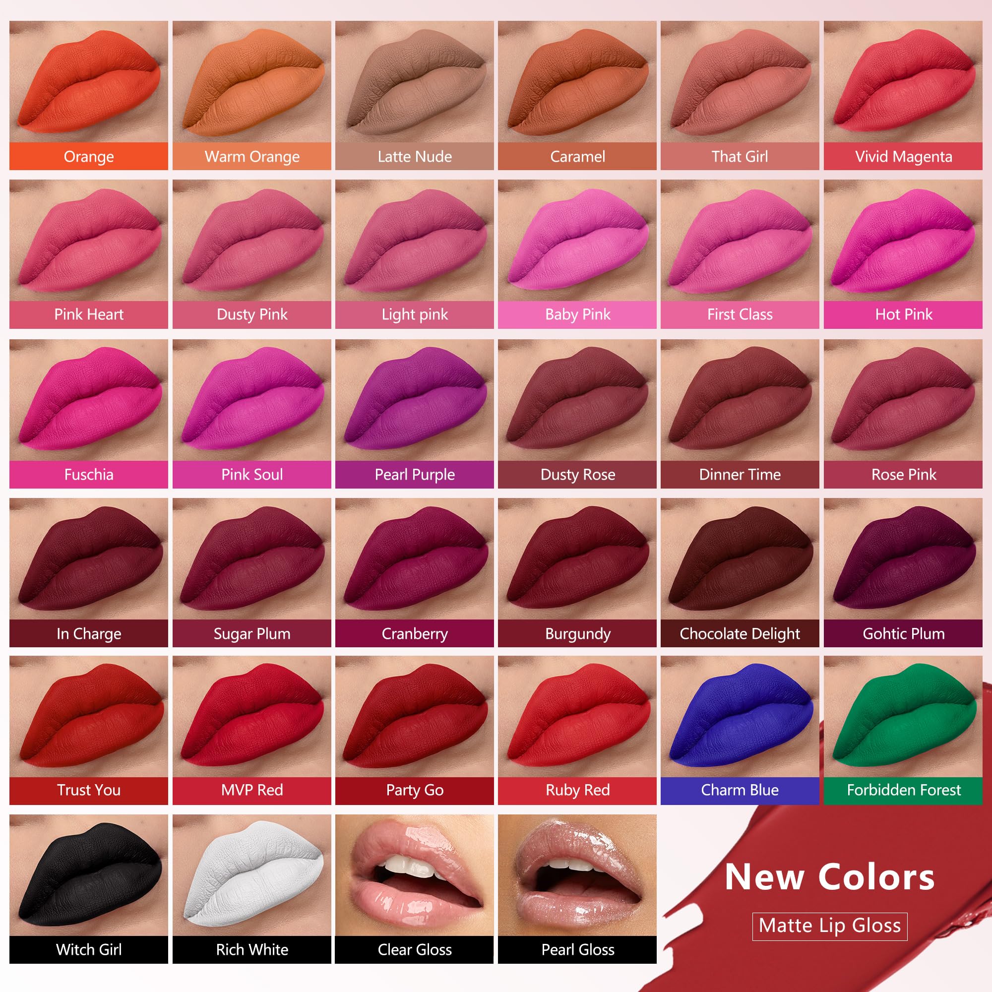 MAKI YIKA 3Pcs Matte Lipstick Set – Long-Lasting, Non-Transfer (Purple, Plum, Pink)
