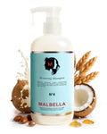 MALBELLA Professional Hair Shampoo – Sulfate-Free Hydration with Wheat Protein, Coconut Oil & Argania Kernel Oil