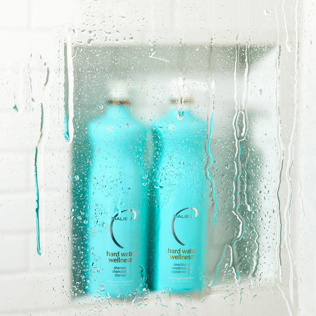 Malibu C Hard Water Wellness Shampoo & Conditioner Duo – Hydrating, Vegan, Sulfate-Free (33.8oz)