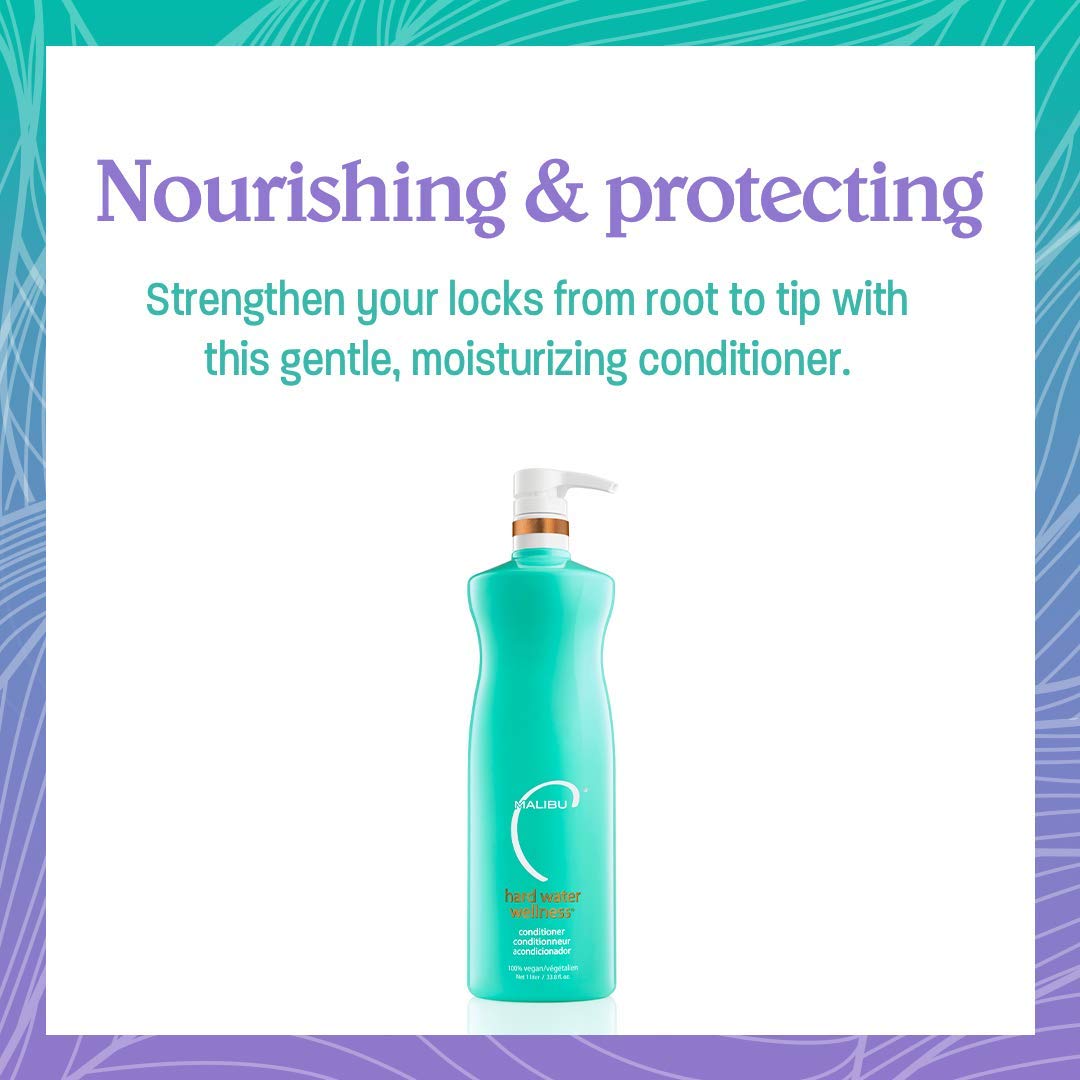 Malibu C Hydrate Color Wellness Duo – Hydrating Shampoo & Conditioner for Color-Treated Hair