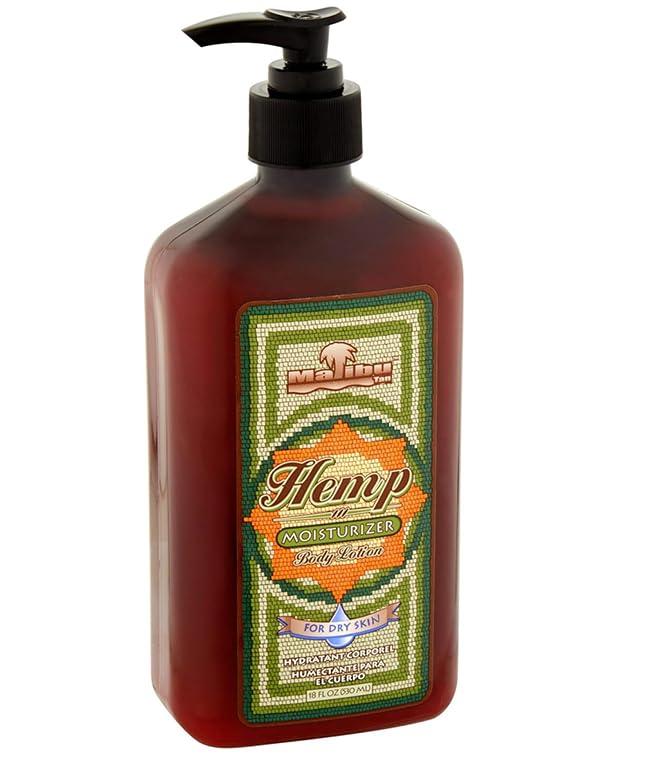 Malibu Tan Body Lotion for Dry Skin – Hemp Moisturizer, 18 oz