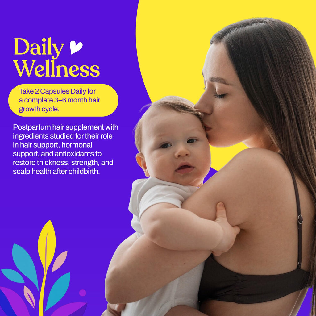 Mama’s Select Postpartum Hair Loss Vitamins – Reduce Shedding, Restore Thickness