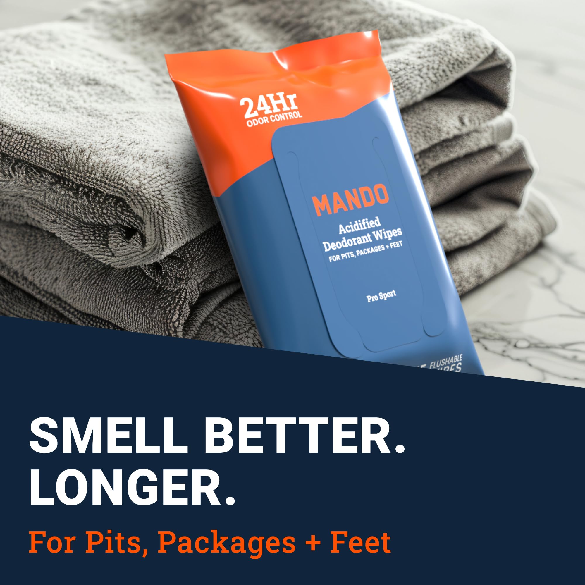 Mando Whole Body 3-Piece System – Aluminum & Baking Soda Free Odor Control (Pro Sport)