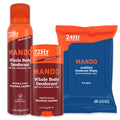 Mando Whole Body Three Piece System – Bourbon Leather | Aluminum & Baking Soda Free Odor Control