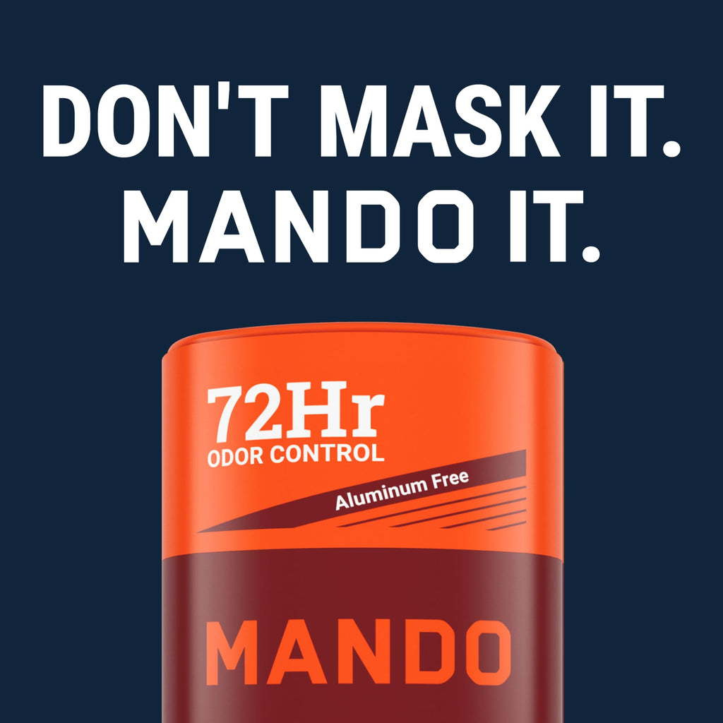 Mando Whole Body Deodorant 2-Piece System – Bourbon Leather – Aluminum & Baking Soda Free
