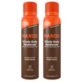 Mando Whole Body Deodorant Spray for Men – Cedar Grove – 72 Hr Odor Control (2-Pack)