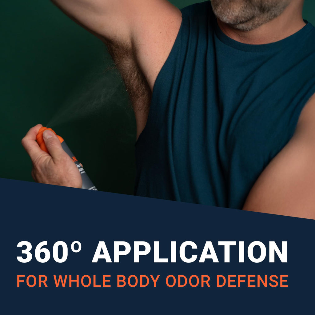 Mando Whole Body Deodorant Pro Sport 2-Piece System – 2.6 oz Solid Stick + 3.6 oz Spray (Aluminum & Baking Soda Free)