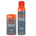 Mando Whole Body Deodorant Two-Piece System (Mt Fuji) — 2.6 oz Solid Stick & 3.6 oz Spray, Aluminum & Baking Soda Free