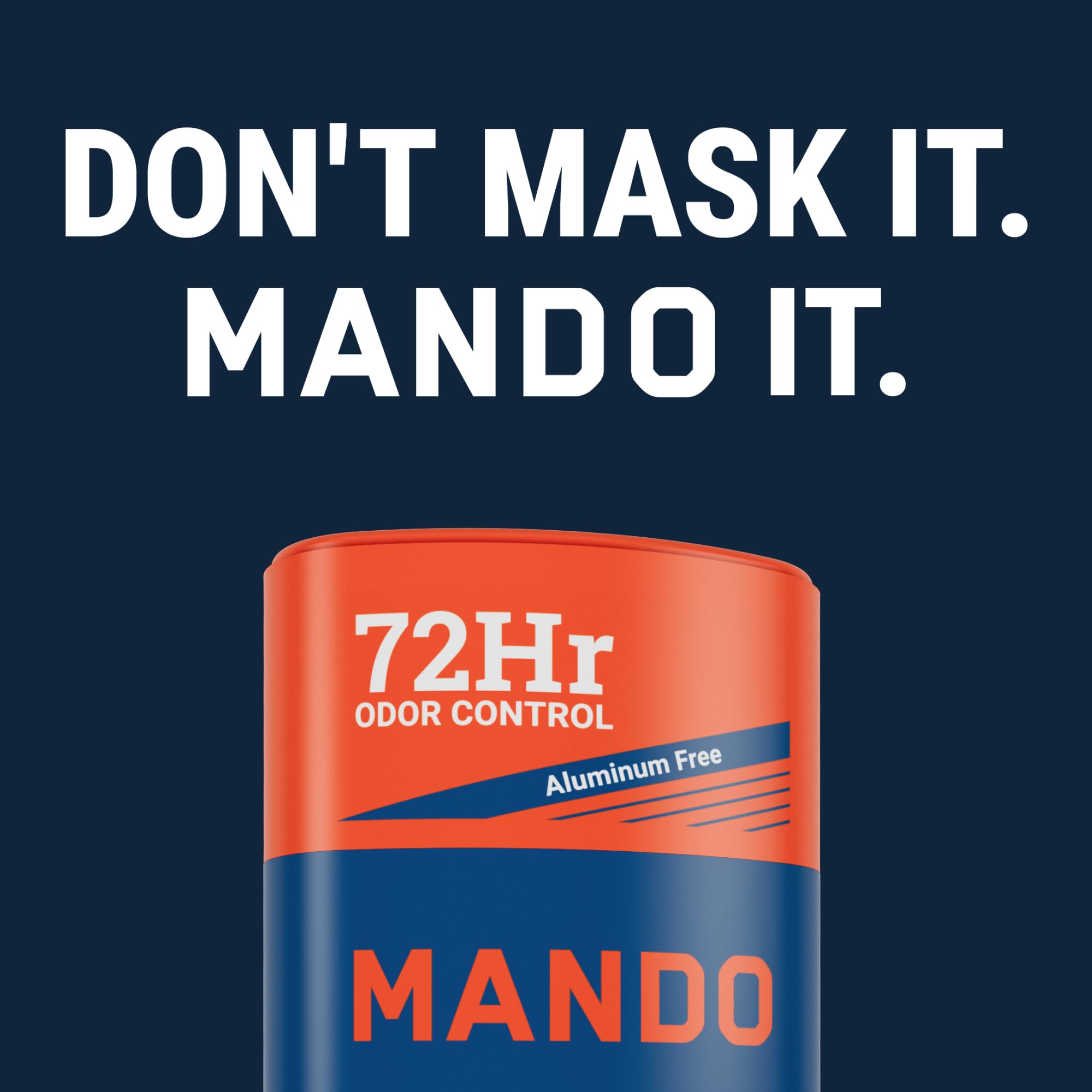 Mando Whole Body Starter Kit - Aluminum-Free Odor Control for Men - Pro Sport