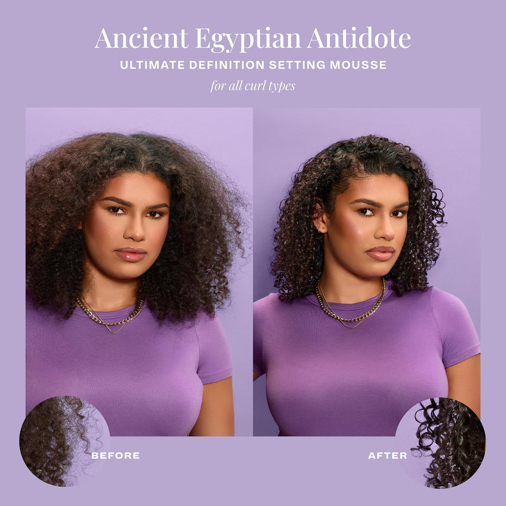 The Mane Choice Ancient Egyptian Antidote Ultimate Definition Setting Mousse – Curl Definition, Volume & Heat Protection