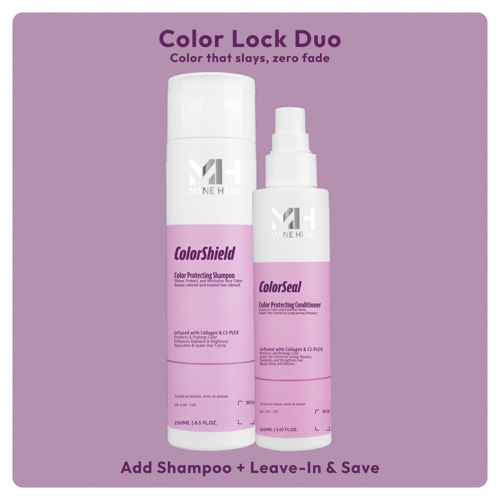 MANE HEAD ColorShield Shampoo for Color Treated Hair | Collagen & C3-PLEX | Made in Italy