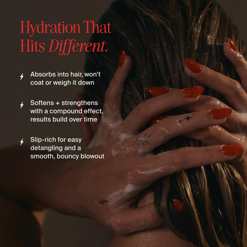 MANE IVY Finish Me Lightweight Slip Conditioner | Sulfate-Free Detangler with Hibiscus & Passionfruit